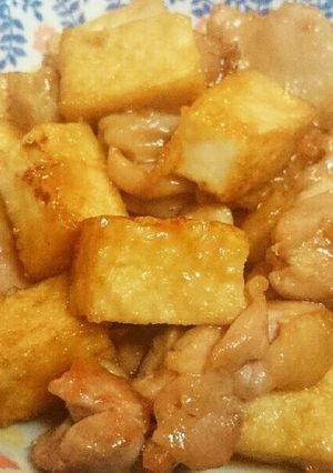 鶏もも肉と厚揚げの甘辛焼き-レシピのメイン写真