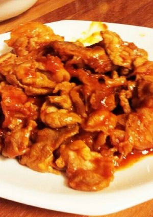 豚肉のケチャップ焼き肉-レシピのメイン写真