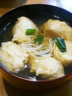 ふわぷり☆鶏団子にゅうめん-レシピのメイン写真