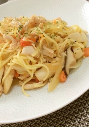 【糖質0g麺】鶏ときのこのトマトパスタ風-レシピのメイン写真