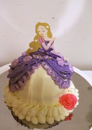 ディズニードールケーキ♡ラプンツェル-レシピのメイン写真