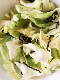 キャベツと塩昆布の和え物-レシピのメイン写真