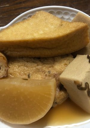 高野豆腐とかの塩昆布煮-レシピのメイン写真