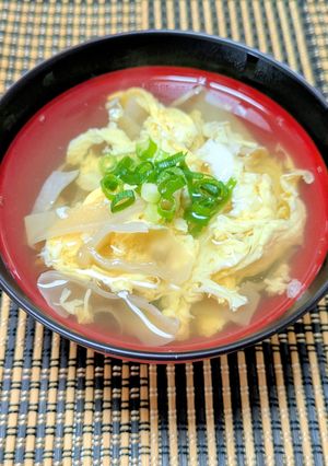 簡単♡乾燥白きくらげのお吸い物♡-レシピのメイン写真
