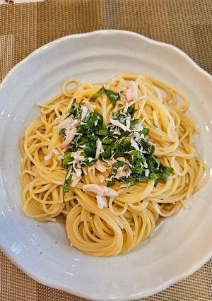 簡単！さっぱり！大葉とささみの冷製パスタ-レシピのメイン写真