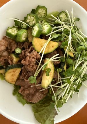 ケト対応・エバラ焼肉のタレ風(牛肉炒め)-レシピのメイン写真