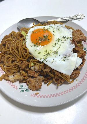 新！！そばめし♫ wwwww-レシピのメイン写真