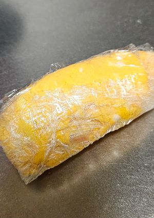 お弁当用。卵1個。レンチン 卵焼き-レシピのメイン写真