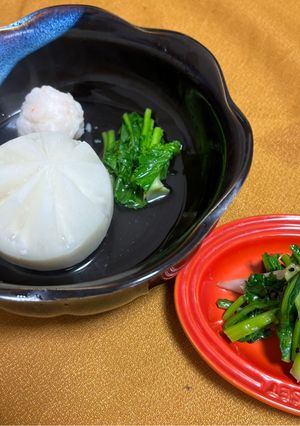 蕪と海老しんじょう🎶お吸い物-レシピのメイン写真