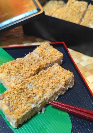 おせちに❀蒟蒻で節約＆ヘルシーのし鶏-レシピのメイン写真
