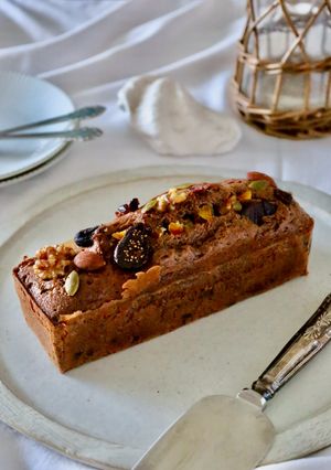 ＊栗といちじくのスパイスパウンドケーキ＊-レシピのメイン写真