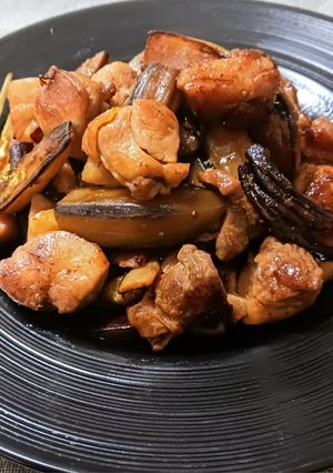 鶏もも肉となすの甘酢炒め-レシピのメイン写真