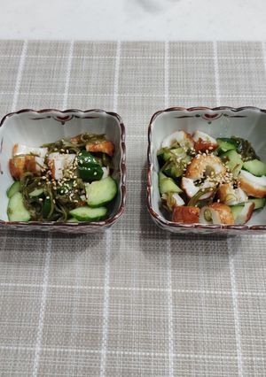 ちくわとキュウリのめかぶ和え-レシピのメイン写真