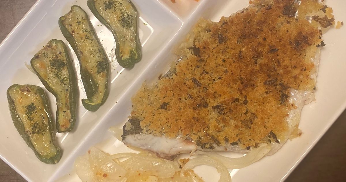 グリル魚の香草焼き&ピーマンチーズ焼き！ by Sa01tp