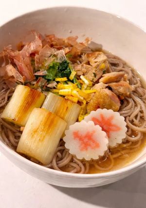 鶏肉の年越し蕎麦-レシピのメイン写真