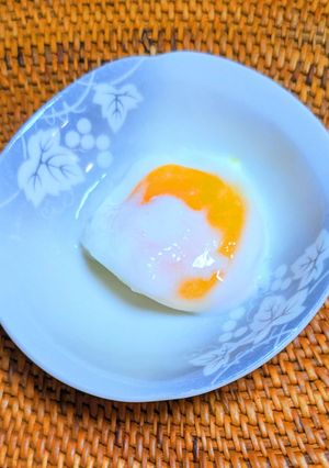 レンジで温泉卵-レシピのメイン写真