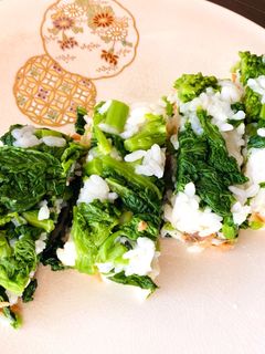 【野菜ソムリエ】花菜の押し寿司-レシピのメイン写真