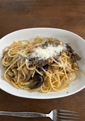 秋ナスのスパゲティ-レシピのメイン写真