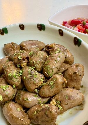 鶏ハツのソテー　～シュラスコ風コラソンのソテー～-レシピのメイン写真