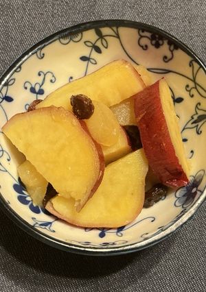 さつまいもとりんごの甘煮-レシピのメイン写真