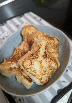 卵無しで!?激旨黄金比のフレンチトースト-レシピのメイン写真