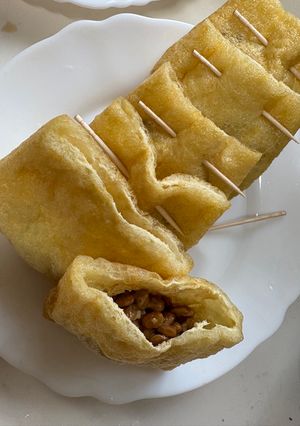 ちょっとだけ一品に！納豆入り油揚げ-レシピのメイン写真