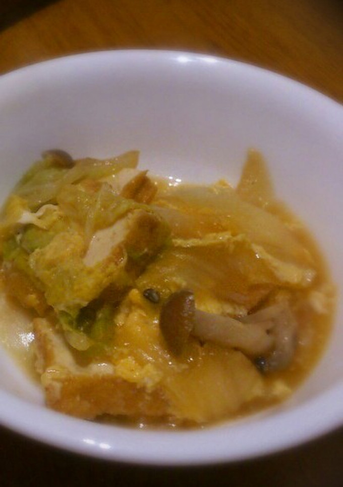 白菜と厚揚げのとろっと煮-レシピのメイン写真