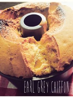 ふわふわ♥紅茶のシフォンケーキ-レシピのメイン写真