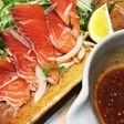 SPICYソースで!サーモンカルパッチョ