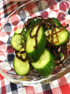 超簡単!胡瓜の塩昆布和え-レシピのメイン写真