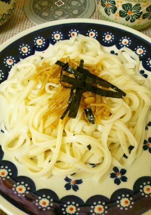 なめ茸うどん-レシピのメイン写真