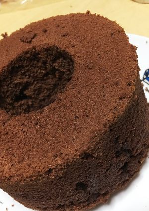 ココナッツ香る！チョコシフォンケーキ-レシピのメイン写真