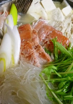 ★ニンニクで作る石狩風味噌鍋★-レシピのメイン写真