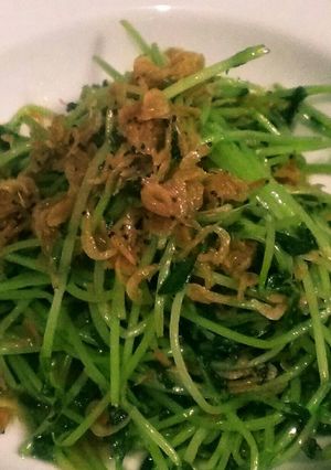 豆苗と干しエビのパパッと炒め(*^^*)-レシピのメイン写真