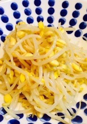 簡単調理・豆もやしのナムル-レシピのメイン写真