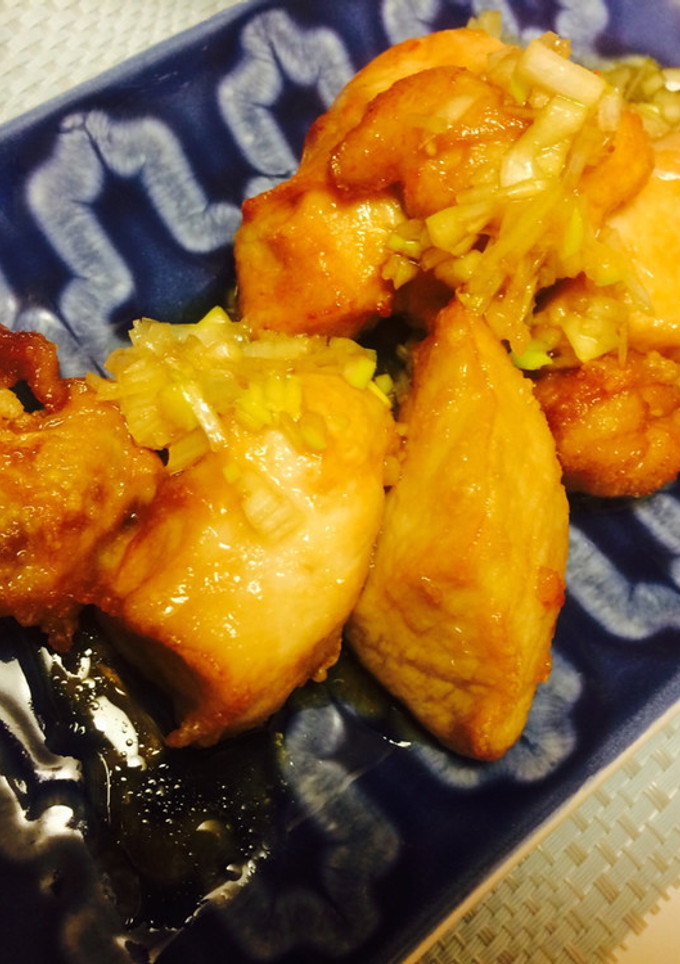 唐揚げ＊黒酢ねぎソース-レシピのメイン写真