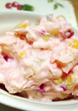 ビーツ、ピクルス入りのポテトサラダ-レシピのメイン写真