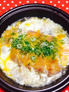 うどんスープでカツとじ✨タジン鍋✨-レシピのメイン写真