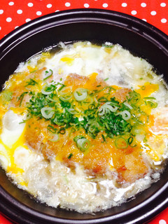 うどんスープでカツとじ✨タジン鍋✨-レシピのメイン写真