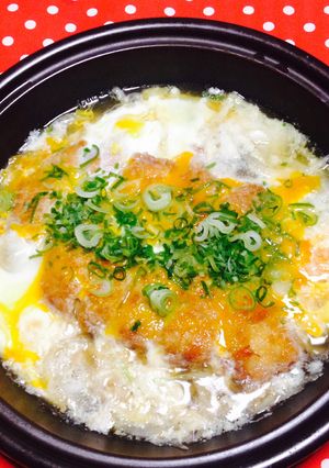 うどんスープでカツとじ✨タジン鍋✨-レシピのメイン写真