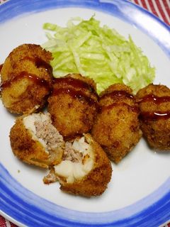 簡単!ホタテのはさみ揚げ(梅マヨ風味)-レシピのメイン写真