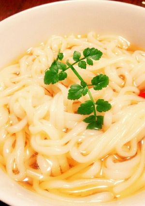 あったかうどんスープ鶏ごま風味-レシピのメイン写真