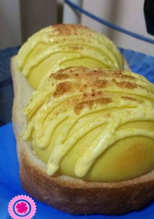 新作♡マヨチーズ焼きカレーまんトースト！-レシピのメイン写真