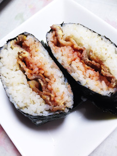 豚肉ピカタのおにぎらず-レシピのメイン写真