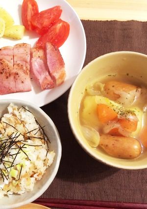 切り干し大根煮物リメイクごはん-レシピのメイン写真