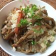簡単‼️舞茸・ゴボウ・生姜の混ぜご飯