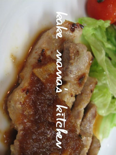 豚ソテー♥♡玉ねぎソースかけ-レシピのメイン写真