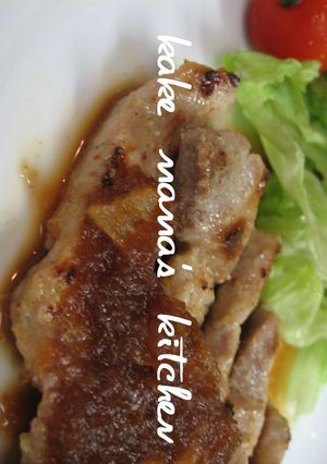 豚ソテー♥♡玉ねぎソースかけ-レシピのメイン写真