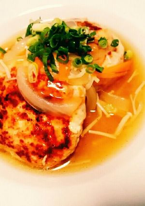 #あんかけ豆腐ハンバーグ-レシピのメイン写真