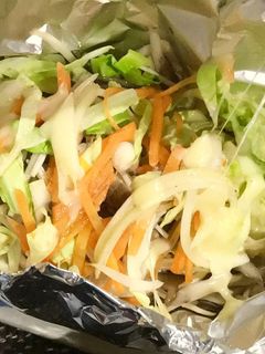 蒸し物◎きのこと野菜のホイル焼き-レシピのメイン写真